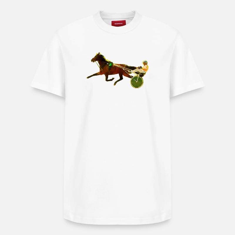 trotteur - T-shirt unisexe décontracté en coton Supima – de SPREAD - blanc
