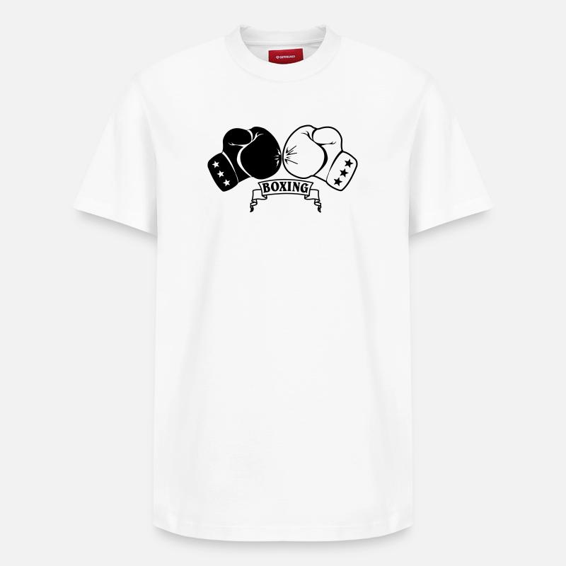 Boxhandschuhe - Relaxed Unisex Supima Cotton T-Shirt – von SPREAD - Weiß