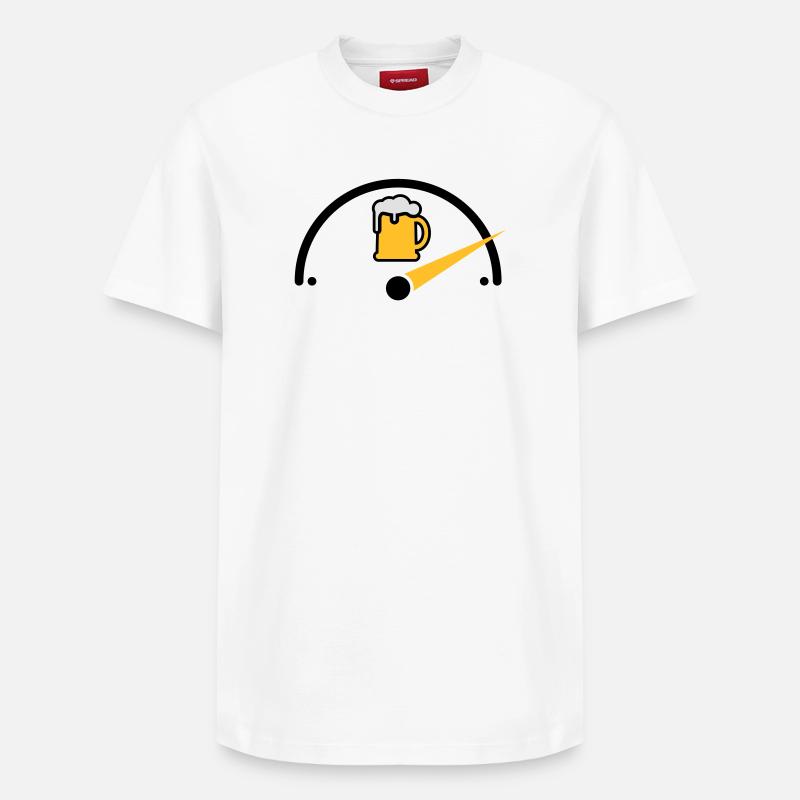 Beer full - T-shirt unisexe décontracté en coton Supima – de SPREAD - blanc