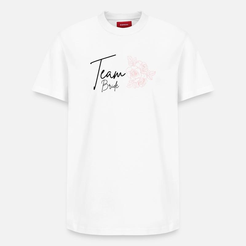 Équipe Bride - T-shirt unisexe décontracté en coton Supima – de SPREAD - blanc