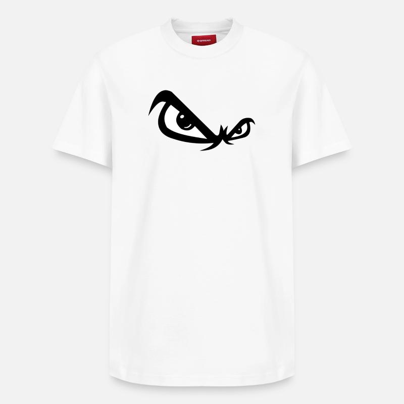 Böse Blick - Relaxed Unisex Supima Cotton T-Shirt – von SPREAD - Weiß