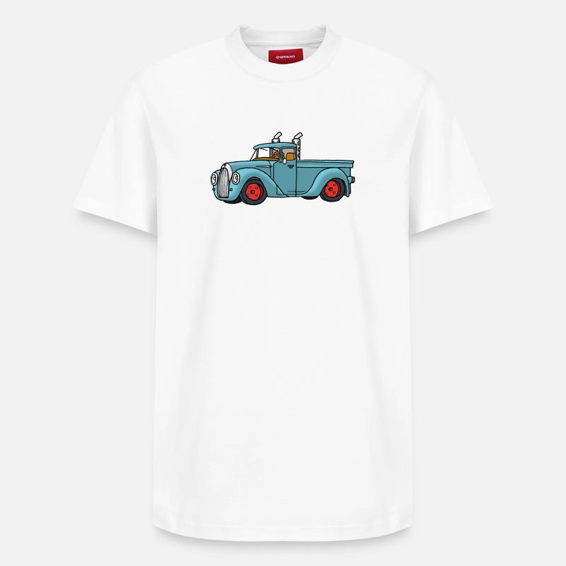 Pick Up - Relaxed Unisex Supima Cotton T-Shirt – von SPREAD - Weiß
