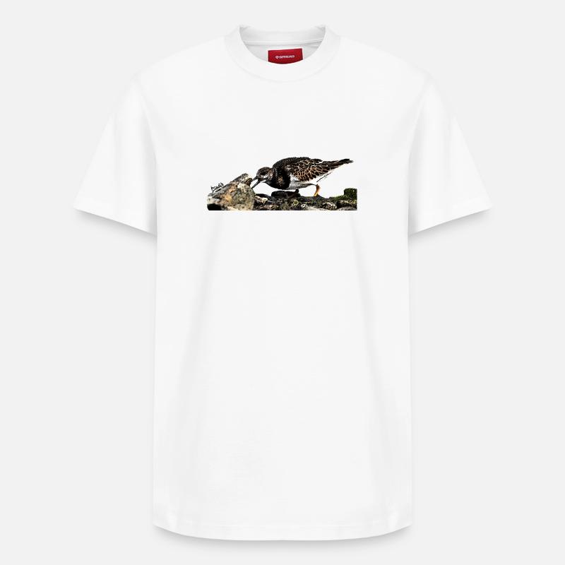 HGWild - Turnstone - T-shirt unisexe décontracté en coton Supima – de SPREAD - blanc