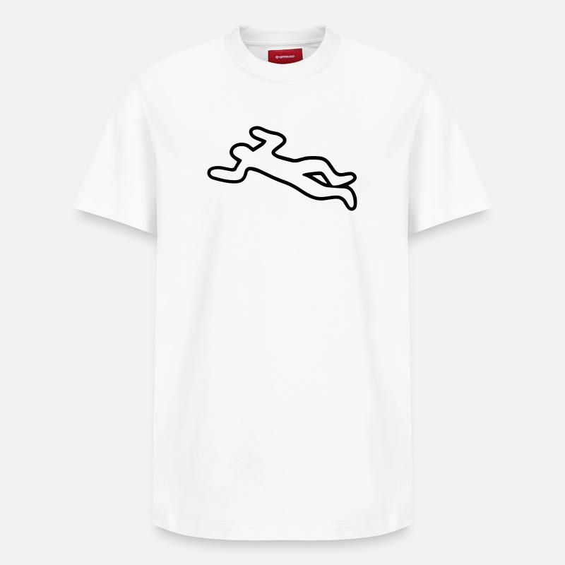 Corps - T-shirt unisexe décontracté en coton Supima – de SPREAD - blanc