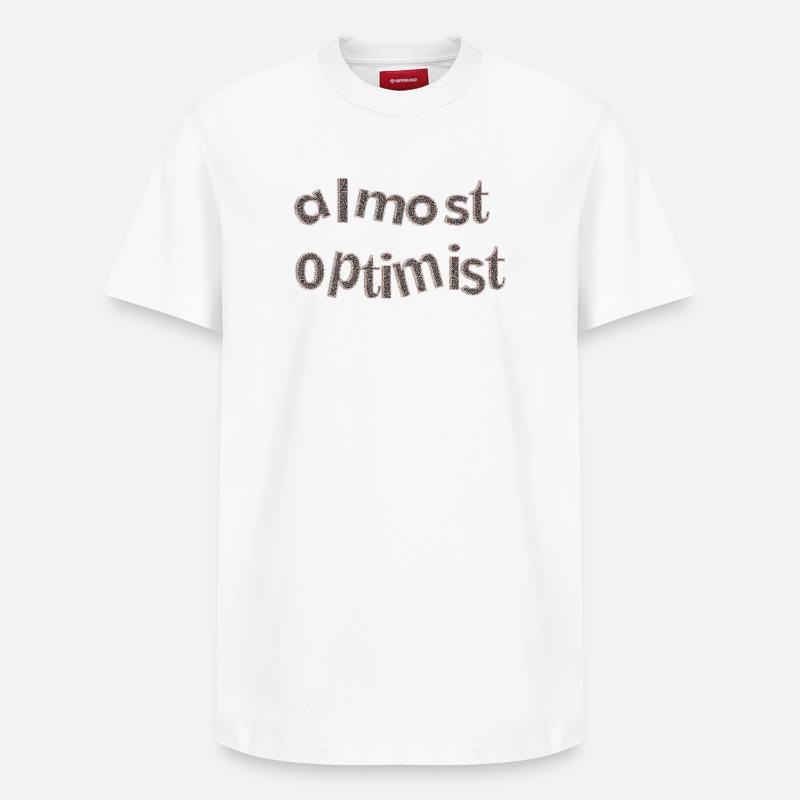 optimist - Relaxed Unisex Supima Cotton T-Shirt – von SPREAD - Weiß