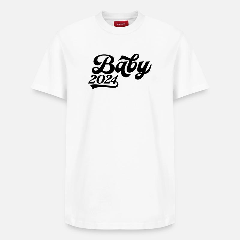 Bébé 2024 - T-shirt unisexe décontracté en coton Supima – de SPREAD - blanc