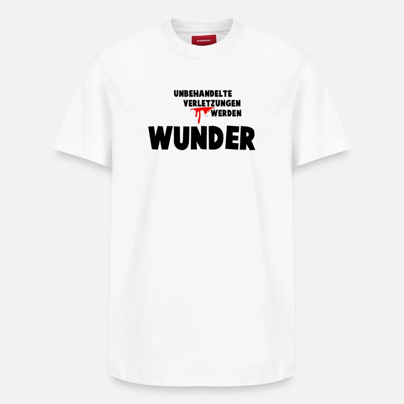 Wunder - Relaxed Unisex Supima Cotton T-Shirt – von SPREAD - Weiß