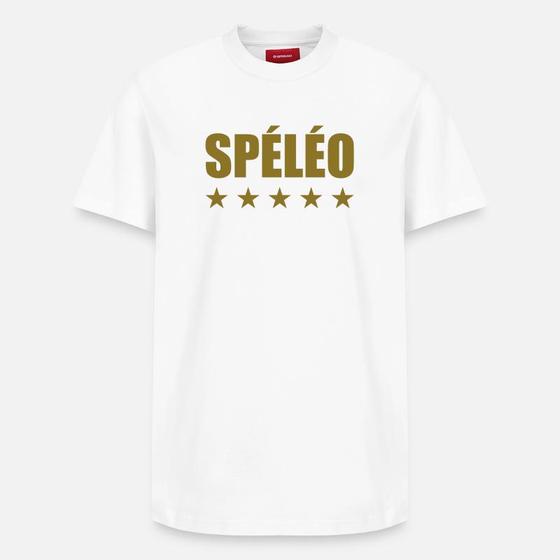 Spéléo - T-shirt unisexe décontracté en coton Supima – de SPREAD - blanc