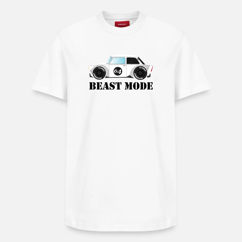 Trabi Cardboard Car Classic Tuning - T-shirt unisexe décontracté en coton Supima – de SPREAD - blanc
