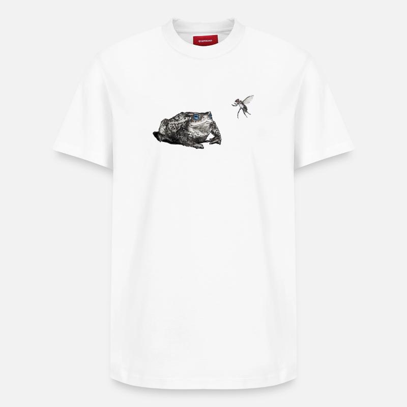 Toad and fly - Relaxed Unisex Supima Cotton T-Shirt – by SPREAD - white