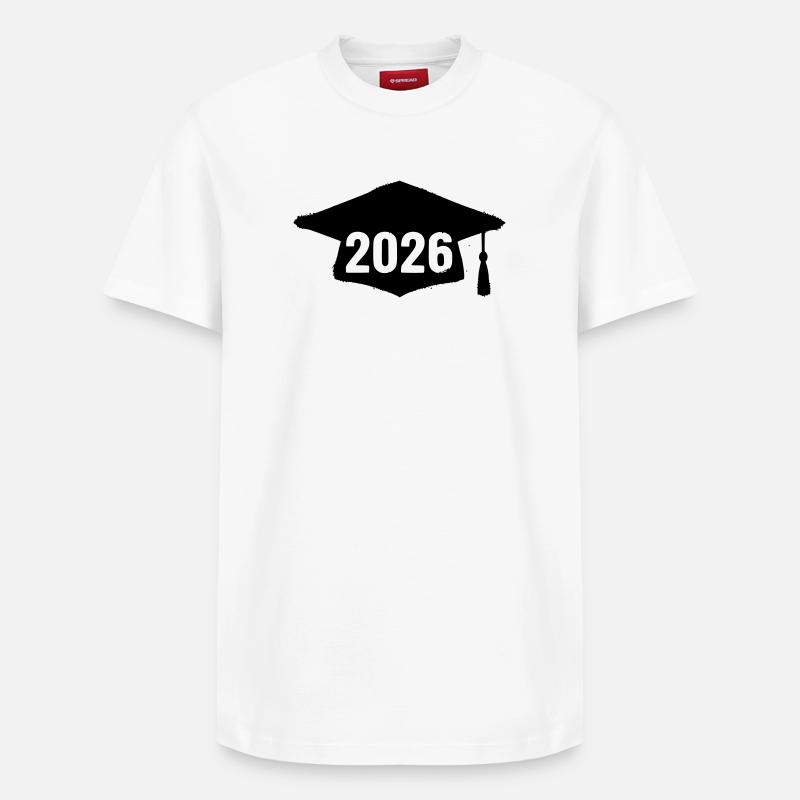 Doctorat 2026 Grunge - T-shirt unisexe décontracté en coton Supima – de SPREAD - blanc