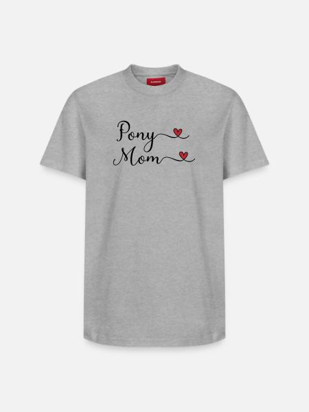 Pony Mama - Relaxed Unisex Supima Cotton T-Shirt – von SPREAD - Weiß