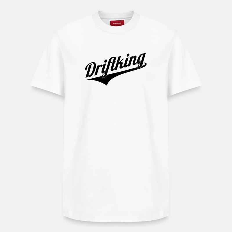 Rétro à la dérive - T-shirt unisexe décontracté en coton Supima – de SPREAD - blanc