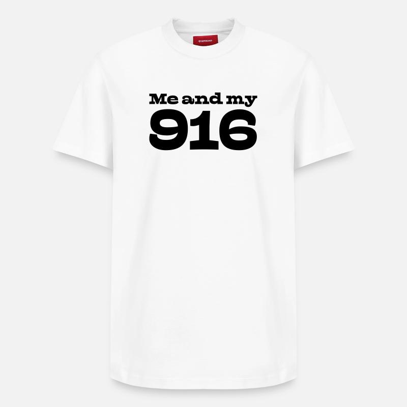 28 Moi et mon 916 - T-shirt unisexe décontracté en coton Supima – de SPREAD - blanc
