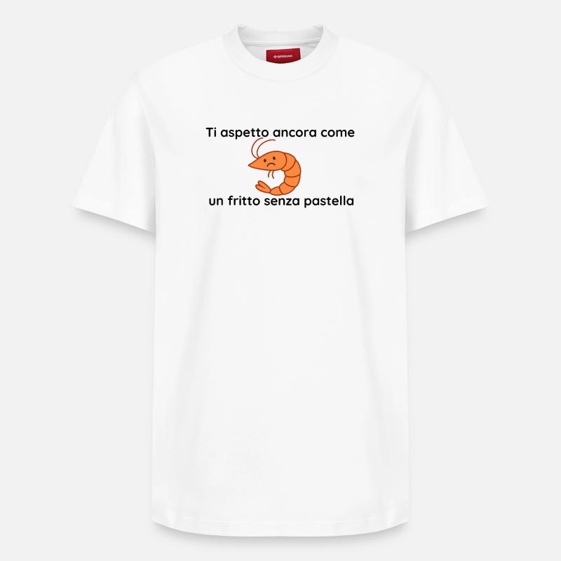 Frit sans pâte - T-shirt unisexe décontracté en coton Supima – de SPREAD - blanc