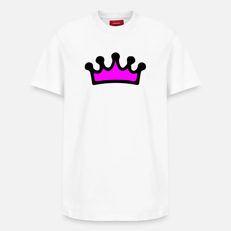 Krone Comic - T-shirt unisexe décontracté en coton Supima – de SPREAD - blanc