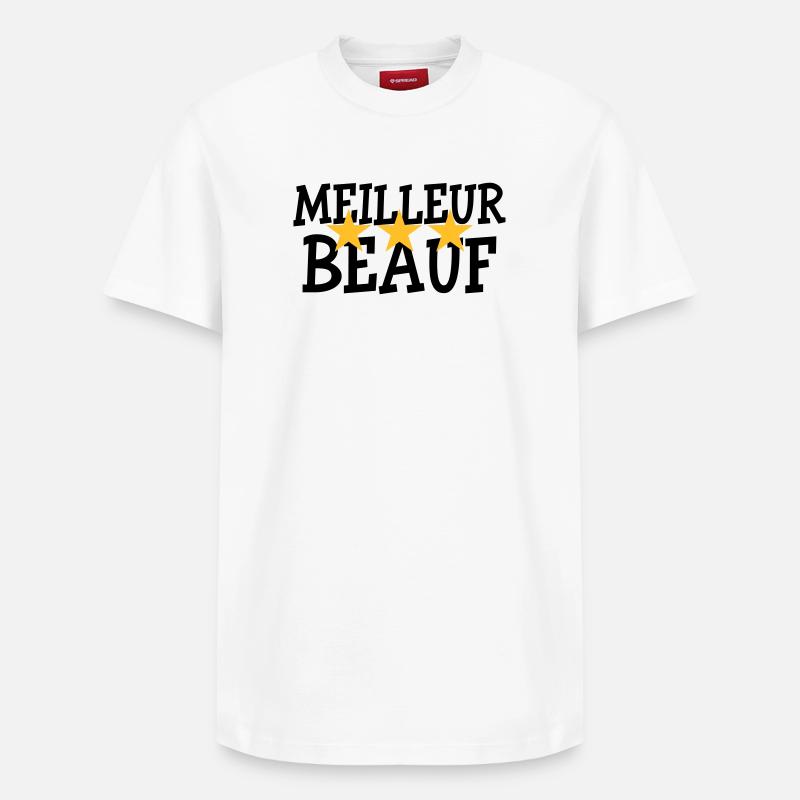 Meilleur Beauf - T-shirt unisexe décontracté en coton Supima – de SPREAD - blanc