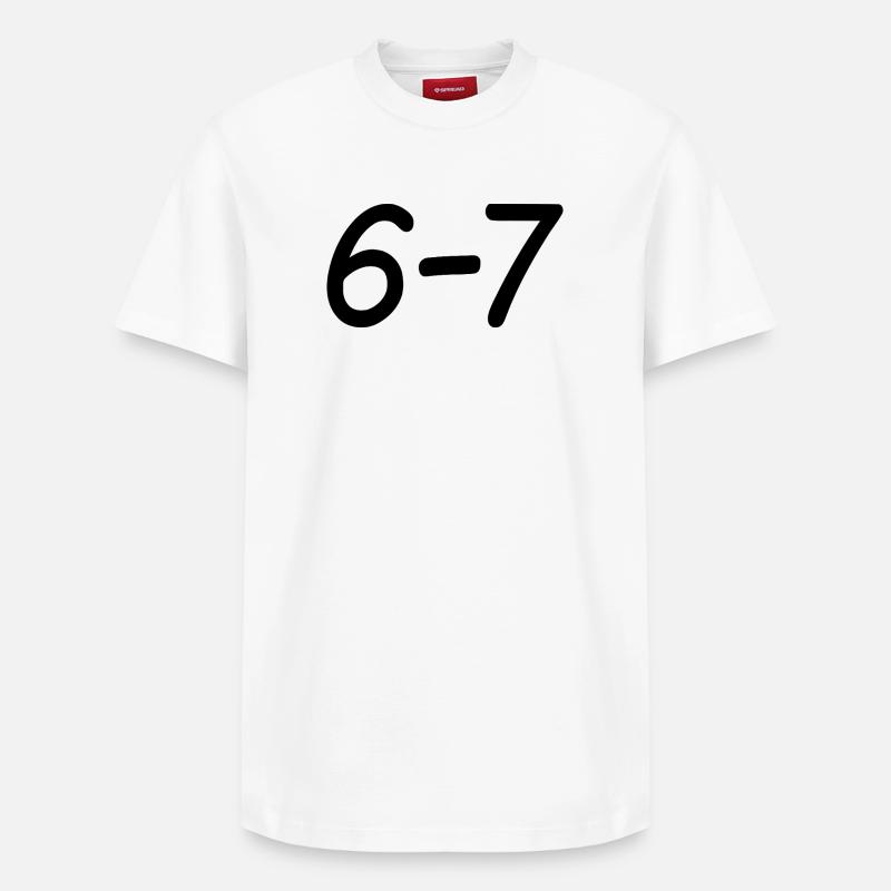 67 - T-shirt unisexe décontracté en coton Supima – de SPREAD - blanc
