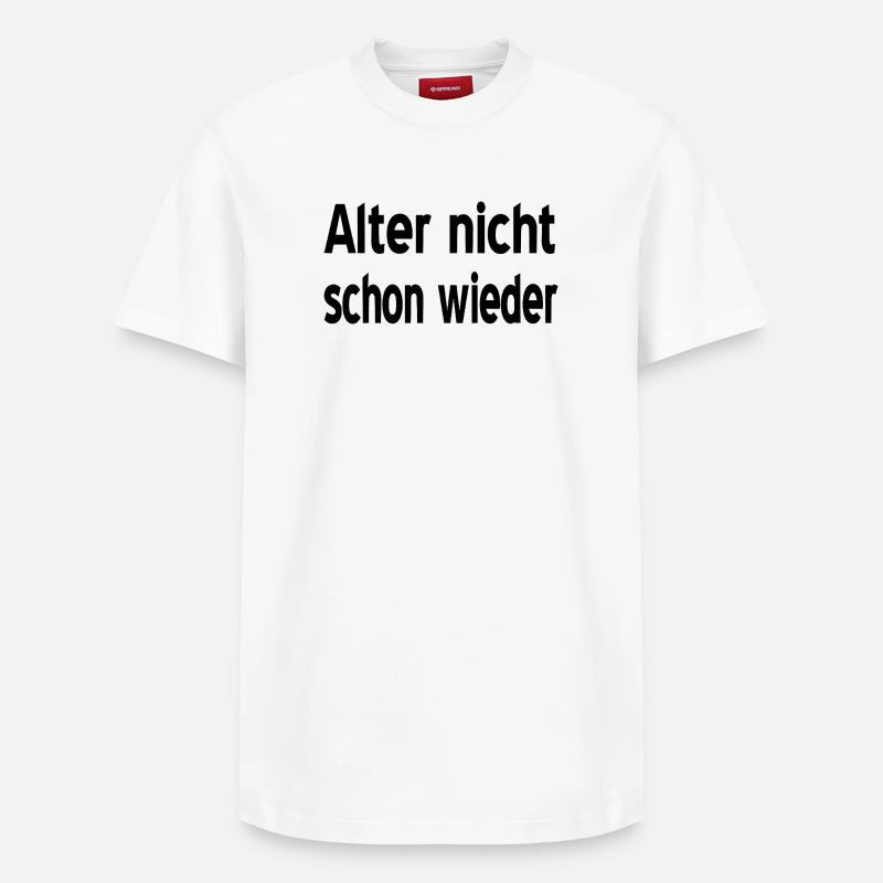 Âge - T-shirt unisexe décontracté en coton Supima – de SPREAD - blanc