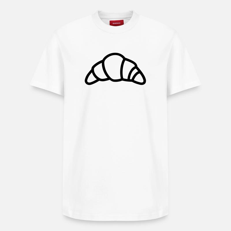 Halbmond - Relaxed Unisex Supima Cotton T-Shirt – von SPREAD - Weiß