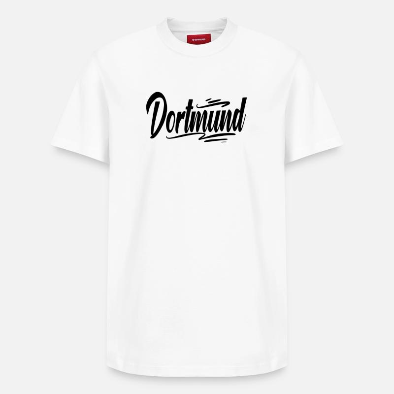 Dortmund - T-shirt unisexe décontracté en coton Supima – de SPREAD - blanc