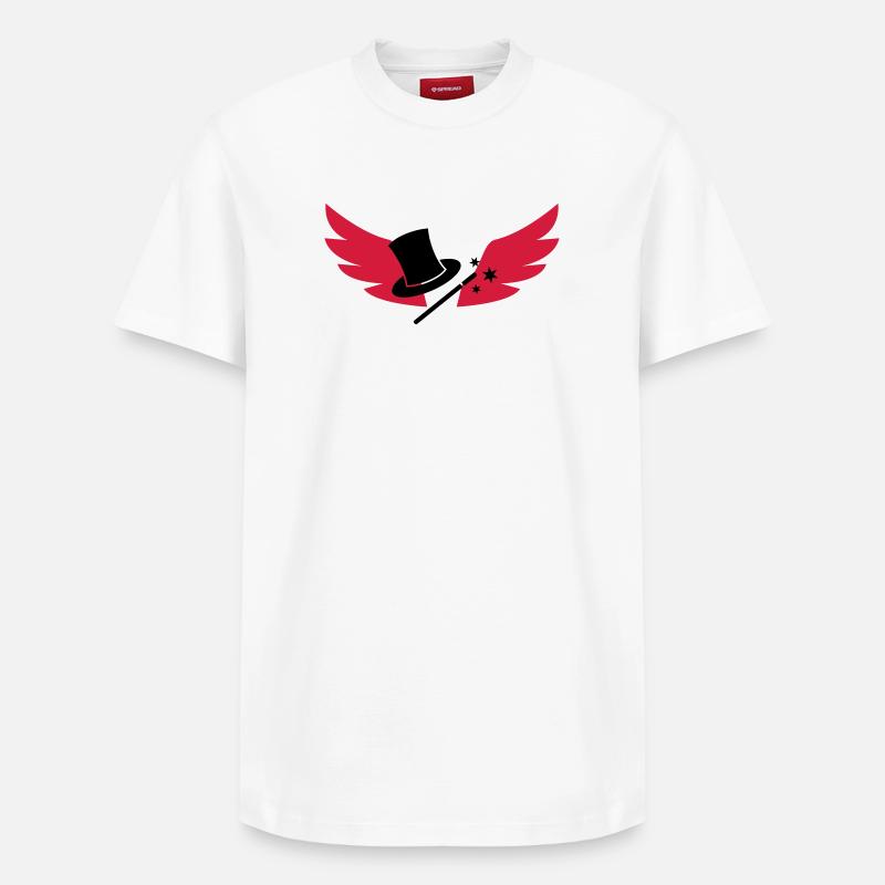 Magic / Magie - T-shirt unisexe décontracté en coton Supima – de SPREAD - blanc