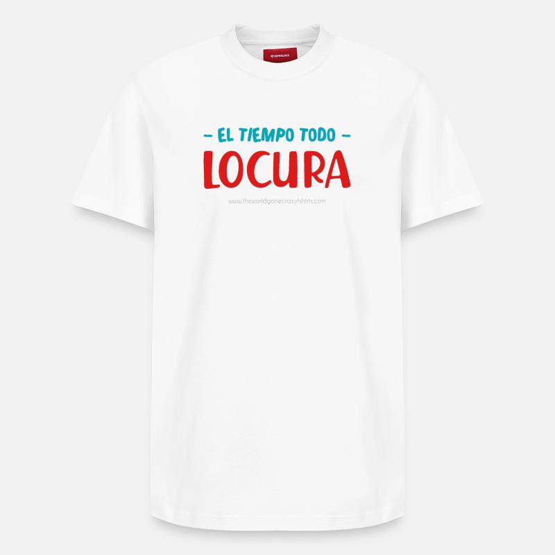 Folie - T-shirt unisexe décontracté en coton Supima – de SPREAD - blanc