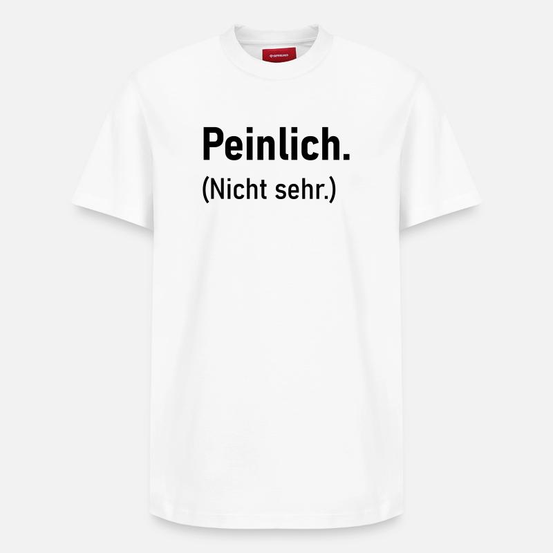 embarrassant - T-shirt unisexe décontracté en coton Supima – de SPREAD - blanc