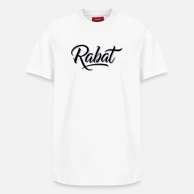 Rabat - T-shirt unisexe décontracté en coton Supima – de SPREAD - blanc