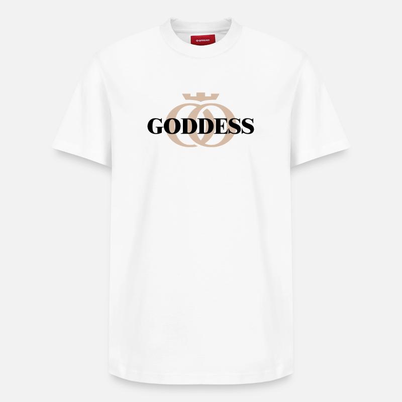 GODDESS Oppoline Collection - T-shirt unisexe décontracté en coton Supima – de SPREAD - blanc