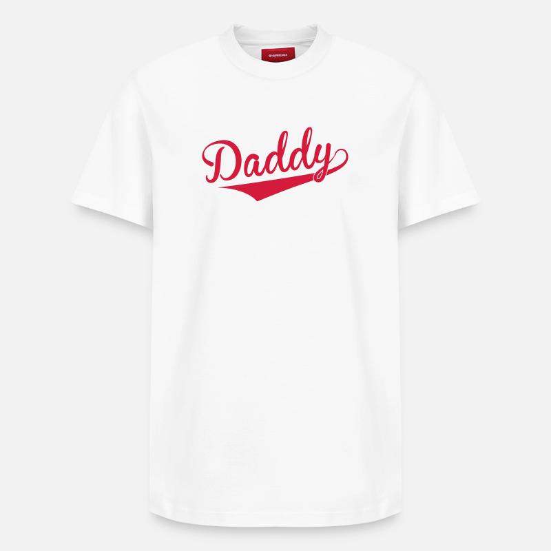 Daddy - Relaxed Unisex Supima Cotton T-Shirt – von SPREAD - Weiß