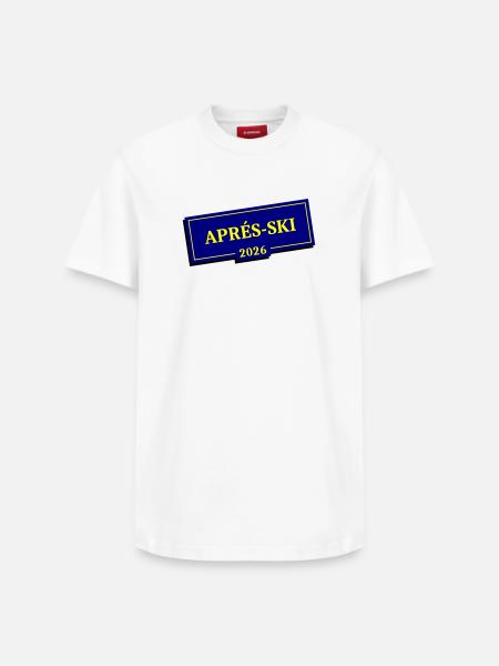 Après-ski 2026 - Relaxed Unisex Supima Cotton T-Shirt – by SPREAD - white