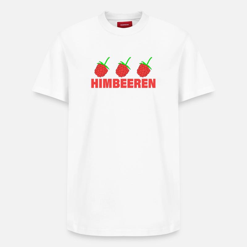 FRAMBOISES - T-shirt unisexe décontracté en coton Supima – de SPREAD - blanc