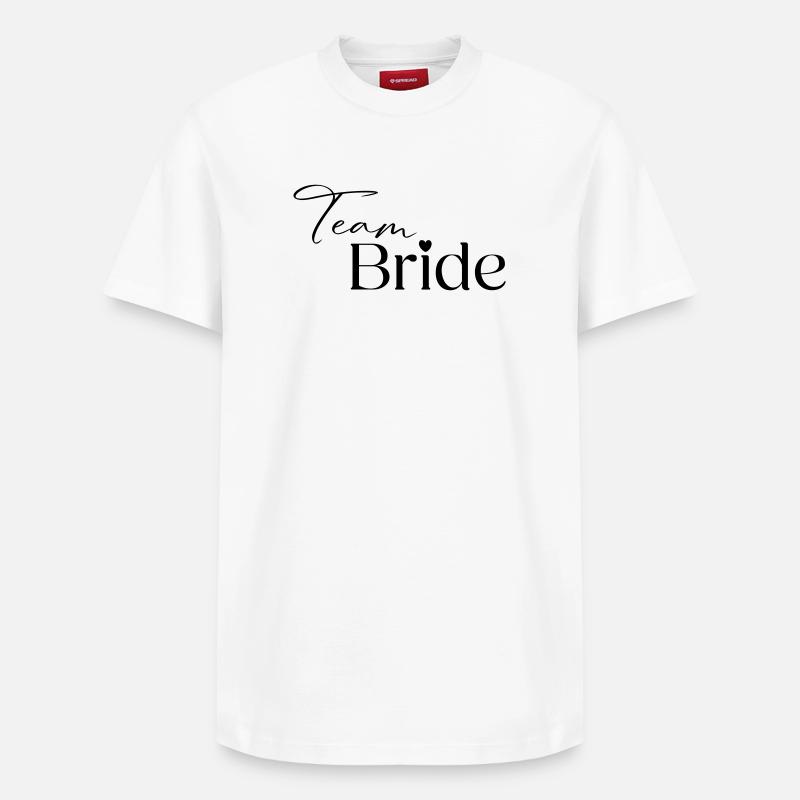 Équipe Bride - T-shirt unisexe décontracté en coton Supima – de SPREAD - blanc