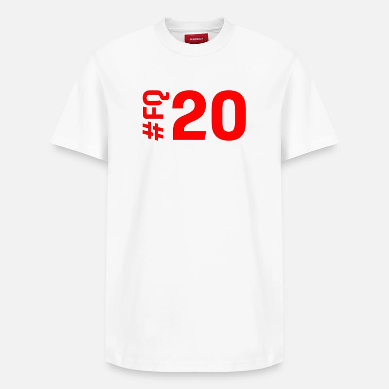 FQ20 - T-shirt unisexe décontracté en coton Supima – de SPREAD - blanc