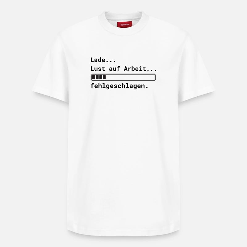 Lade Arbeit - Relaxed Unisex Supima Cotton T-Shirt – von SPREAD - Weiß