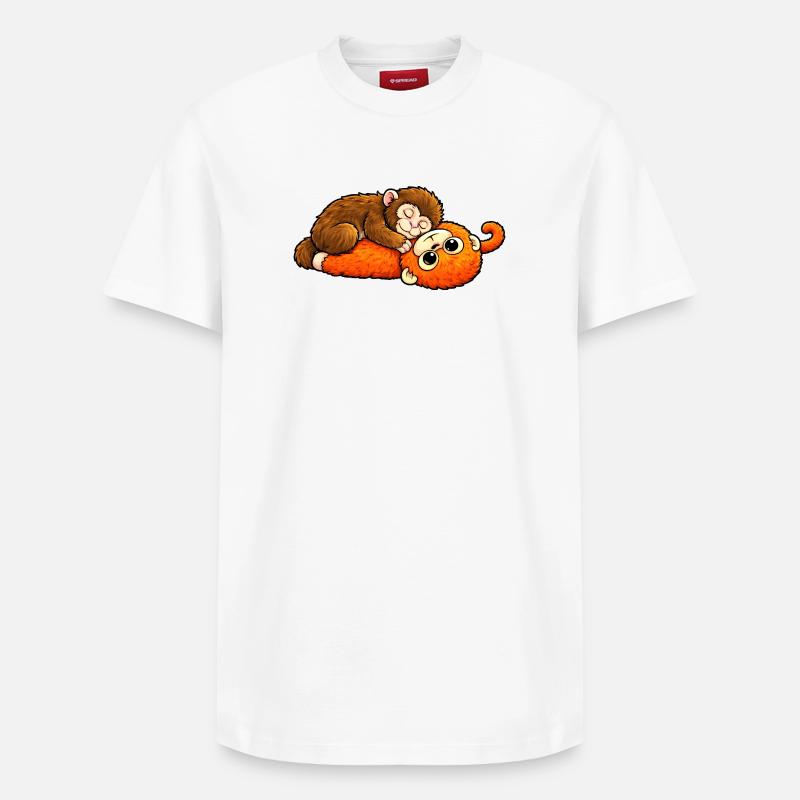 Bébé Singe Coup de Poing - T-shirt unisexe décontracté en coton Supima – de SPREAD - blanc