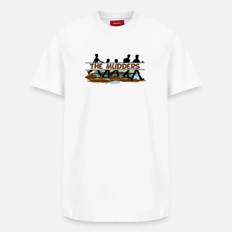 Les Mudders – L’Aventure des Wadden - T-shirt unisexe décontracté en coton Supima – de SPREAD - blanc