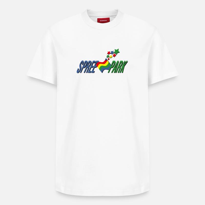 Parc de la Spree - T-shirt unisexe décontracté en coton Supima – de SPREAD - blanc