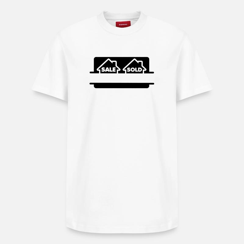 Ventes vendues - T-shirt unisexe décontracté en coton Supima – de SPREAD - blanc