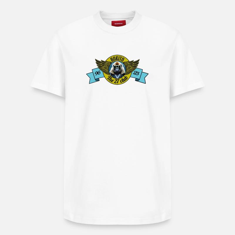 Bokito - T-shirt unisexe décontracté en coton Supima – de SPREAD - blanc