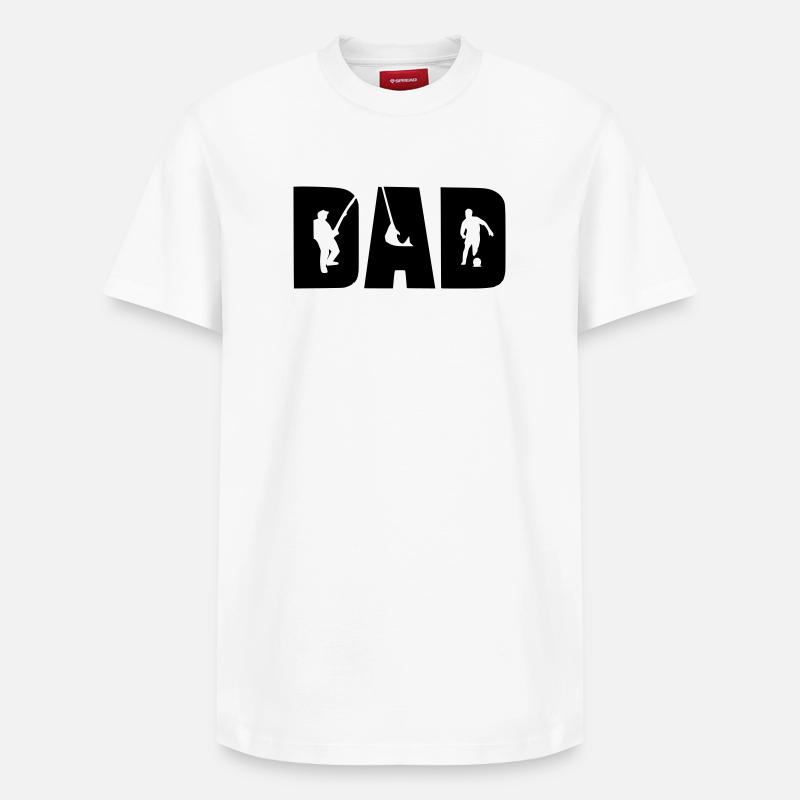 DAD - Relaxed Unisex Supima Cotton T-Shirt – by SPREAD - white