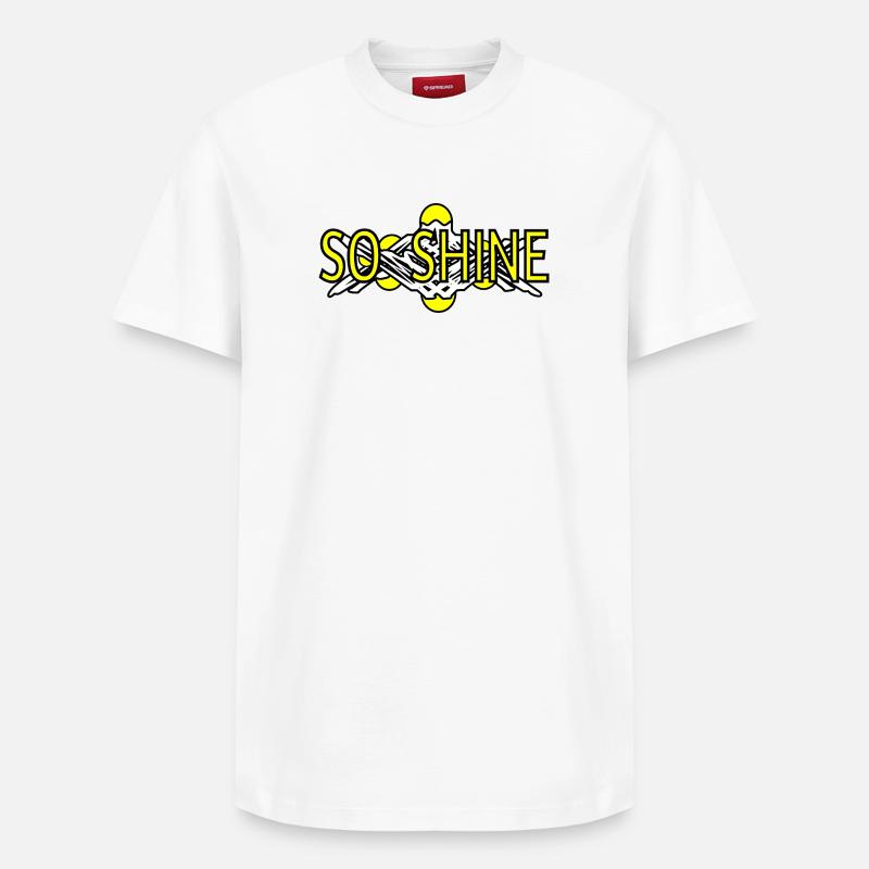 So_Shine - T-shirt unisexe décontracté en coton Supima – de SPREAD - blanc