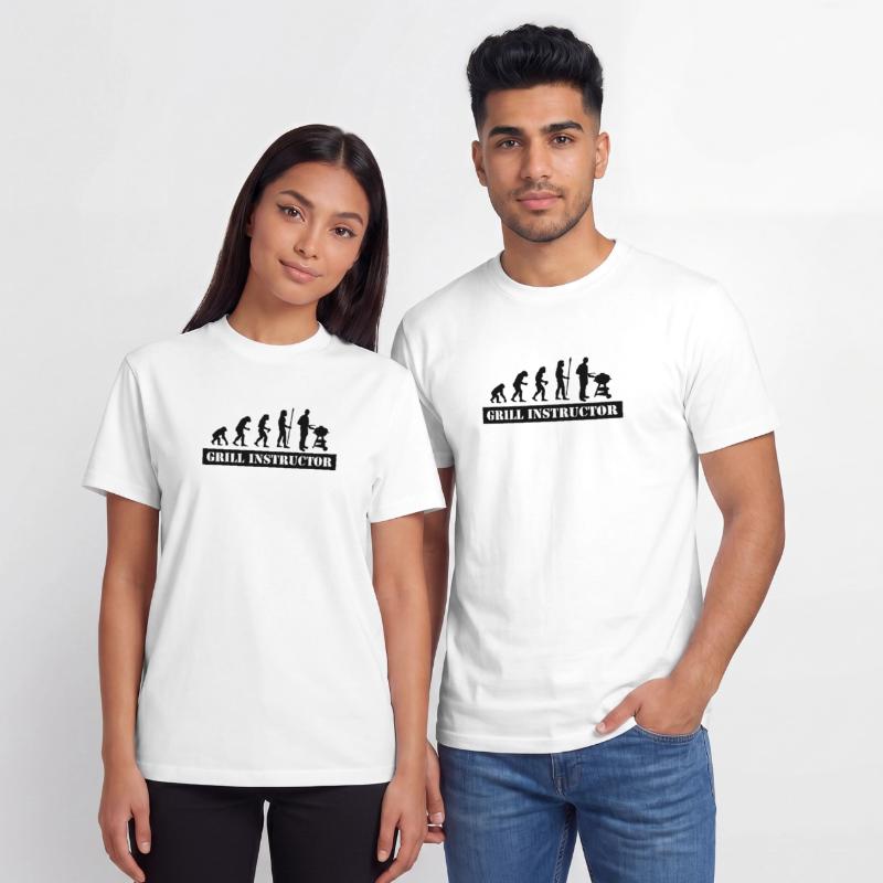 evolution grill instructor Relaxed Unisex Supima Cotton T-Shirt – by SPREAD