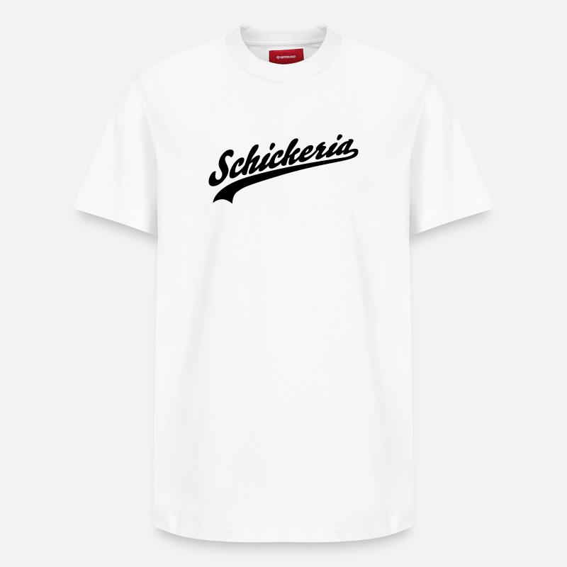 Schickeria - Relaxed Unisex Supima Cotton T-Shirt – von SPREAD - Weiß