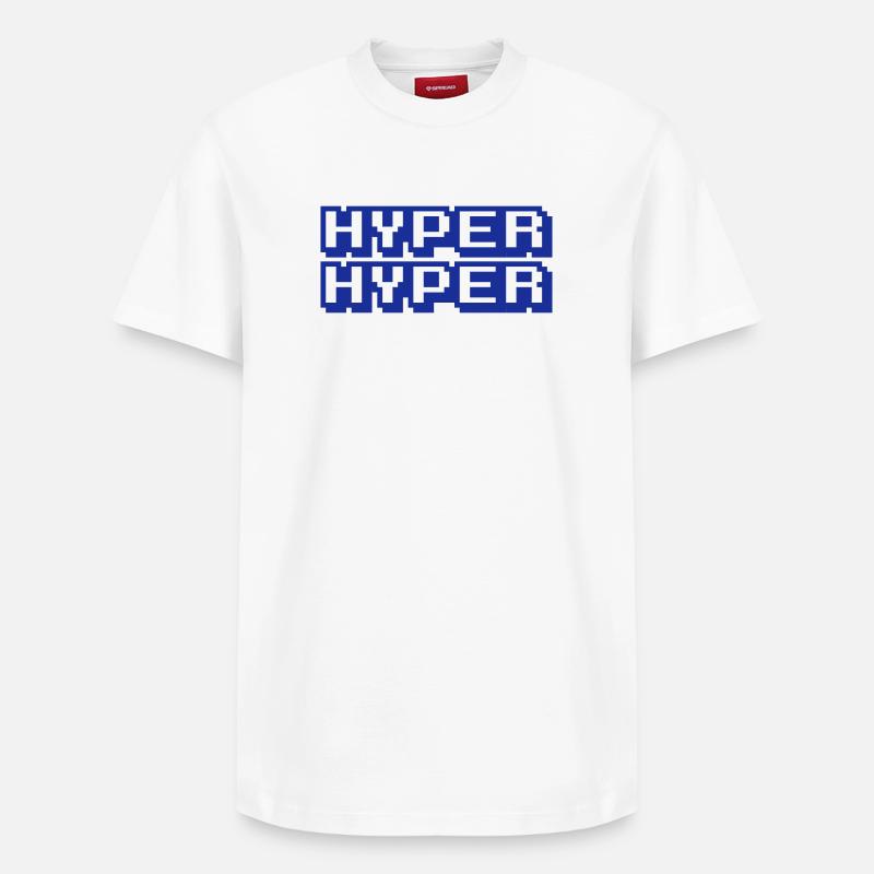 HYPER HYPER - Relaxed Unisex Supima Cotton T-Shirt – von SPREAD - Weiß