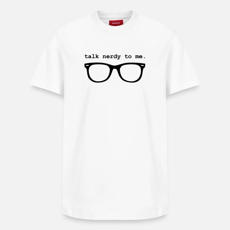 Geek - Relaxed Unisex Supima Cotton T-Shirt – von SPREAD - Weiß