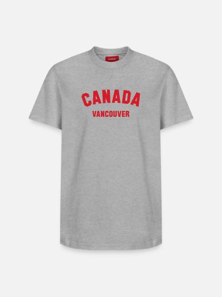 VANCOUVER, Canada Kanada - Relaxed Unisex Supima Cotton T-Shirt – by SPREAD - white