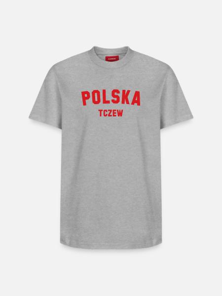 TCZEW Polska Pologne - T-shirt unisexe décontracté en coton Supima – de SPREAD - blanc