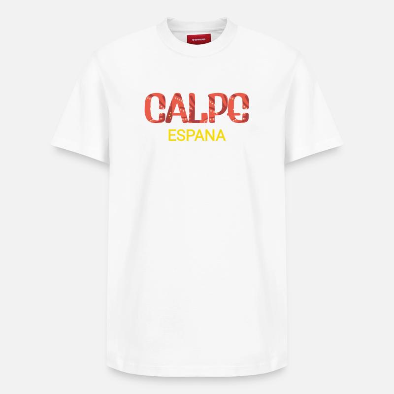 calpe spanien - Relaxed Unisex Supima Cotton T-Shirt – von SPREAD - Weiß